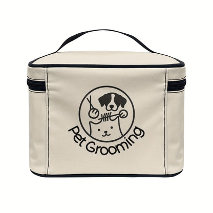 Sac de rangement pour accessoires de toilettage pour chiens et chats – Organisateur portable avec poignée et double fermeture éclair, trousse de toilettage pour animaux de voyage, cadeau idéal pour les amoureux des animaux
