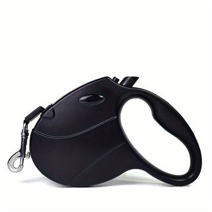 LED Retractable Dog Leash 16 Feet with Built-In Lights – Adjustable Durable PVC Traction Line for Small and Medium Dogs, Lighted Safety Leash for Night Walks & Jogging, One-Button Brake & Lock