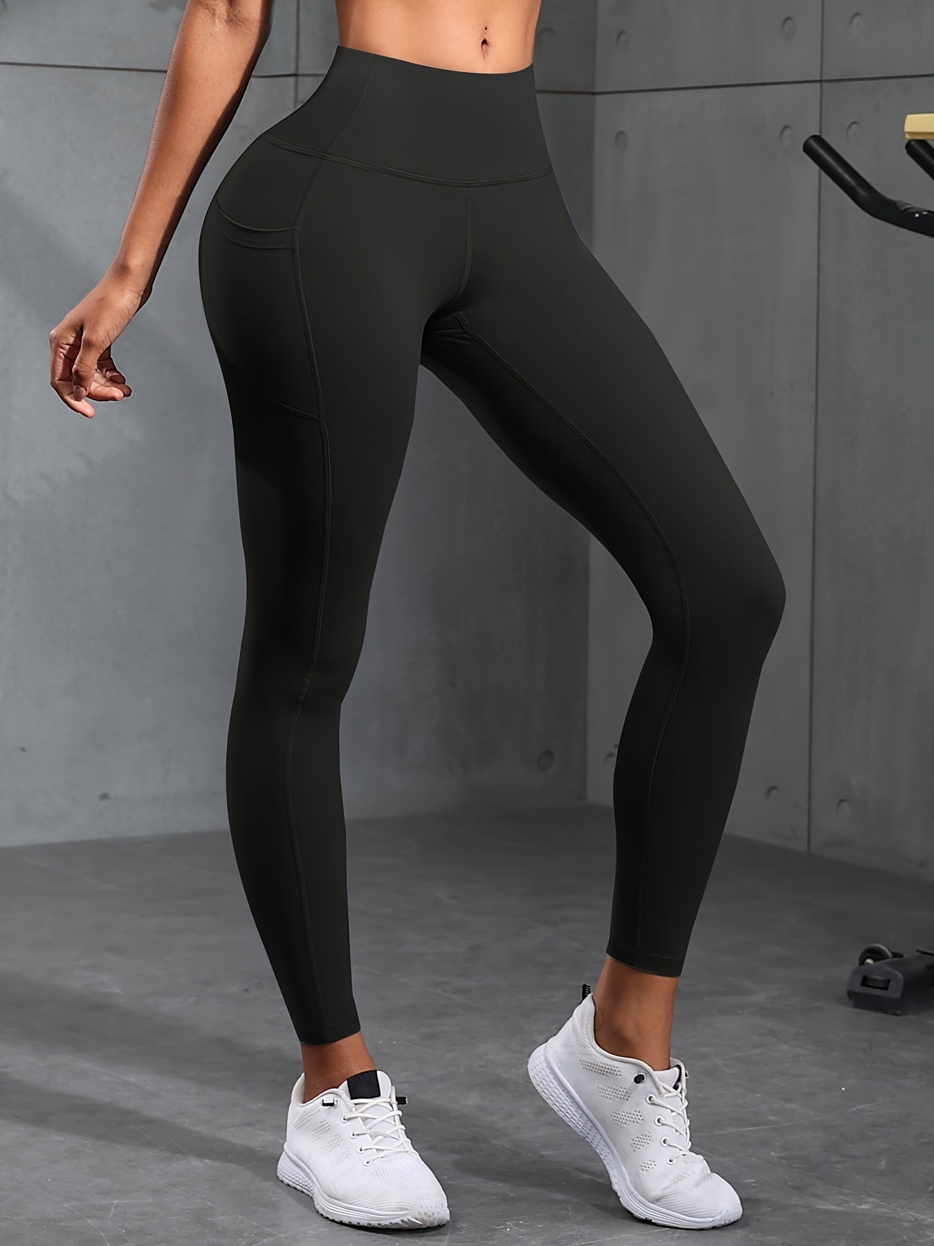 Women's High Waist Leggings with Pockets 6 Pack Buttery Soft Tummy Control Yoga Pants Multicolor S-XXL