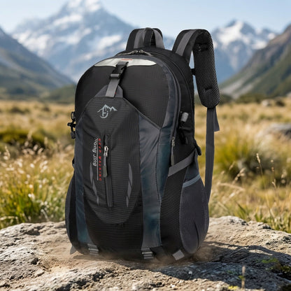 Sac à dos de randonnée 25,8 L pour hommes, femmes et enfants – Sac à dos de voyage léger pour l'extérieur avec réglage du torse, poches zippées et grande capacité pour le camping, l'alpinisme et les excursions.