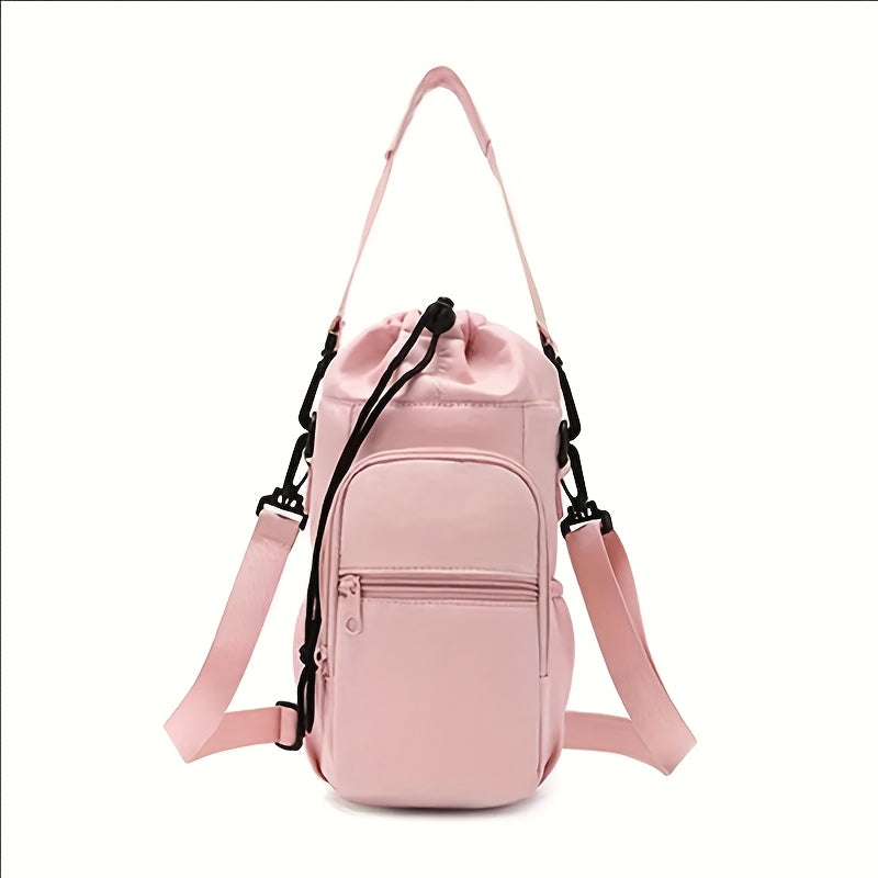 Sac à bandoulière croisé – Sac de jour monobretelle, sacoche pour téléphone légère et multifonction avec sangle réglable, tissu résistant, pour sports en plein air, randonnée, voyage, fitness, usage quotidien – Hommes et femmes