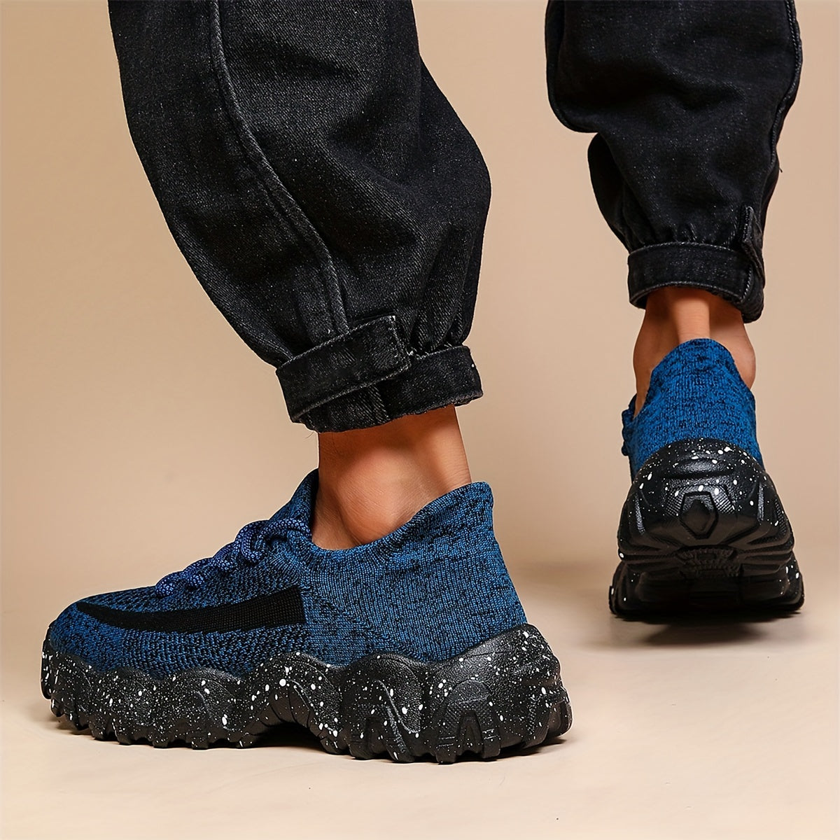 Chaussures de sport décontractées et respirantes pour hommes – Baskets légères en maille pour la marche, la course, la salle de sport et le quotidien, gris argenté, bleu roi, kaki, bleu, pointures larges US 6,5–14, semelle confortable et antidérapante