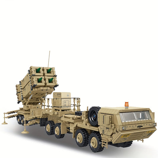 Set de construction de camion lance-missiles de 2566 pièces - Kit de briques pour modèle de véhicule militaire pour adultes, jouet de collection pour exposition, cadeau de loisir STEM pour hommes et adolescents | Ensemble de construction 628014