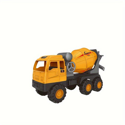 Grand engin de chantier jouet pour enfants - Choisissez entre pelleteuse, grue, camion bétonnière ou chargeuse | Camion de simulation à commande manuelle, jouet de construction STEM pour garçons dès 3 ans, cadeau d'anniversaire