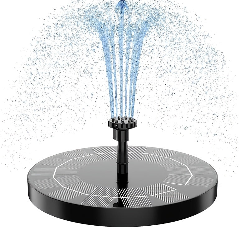 Fontaine à oiseaux solaire à 3 niveaux 3,5 W – Pompe de fontaine solaire pour décoration de jardin ou cour extérieure, sans câblage, vert foncé, bleu clair ou fontaine seule, options à un ou trois niveaux