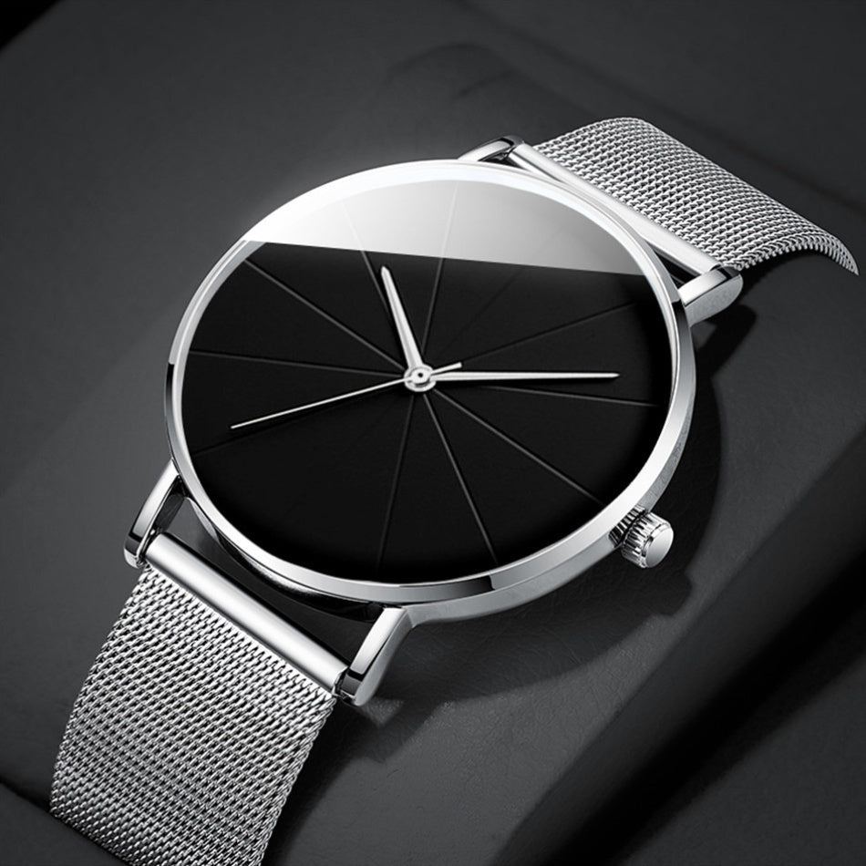 Coffret cadeau montre à quartz et bracelet pour homme, 4 pièces - Montre élégante à boîtier en alliage et cadran rond, style sport, décontracté et professionnel, avec bracelet assorti pour le quotidien, les anniversaires et les fêtes.