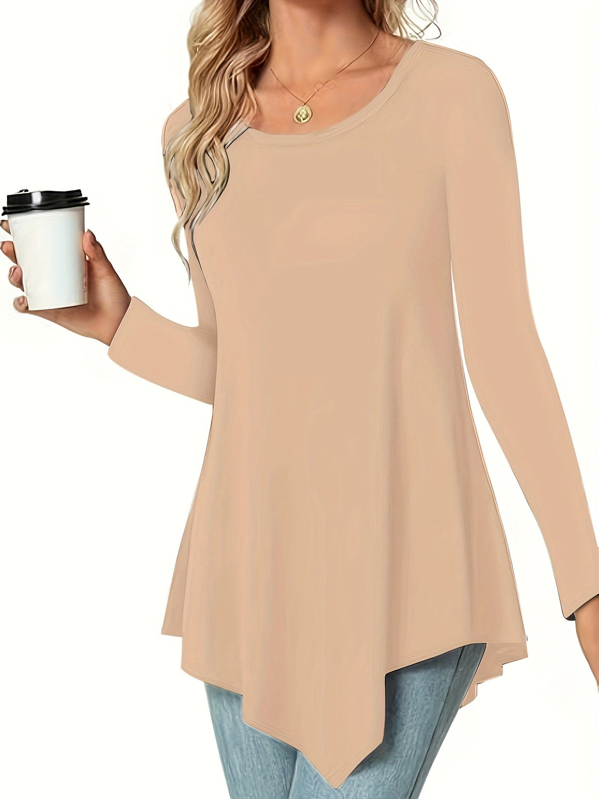 Women's Casual Long Sleeve Tie-Waist Dress Shirt – Flowy Button-Down Blouse with Waist Tie, Relaxed Fit Tunic Top for Women S M L XL XXL