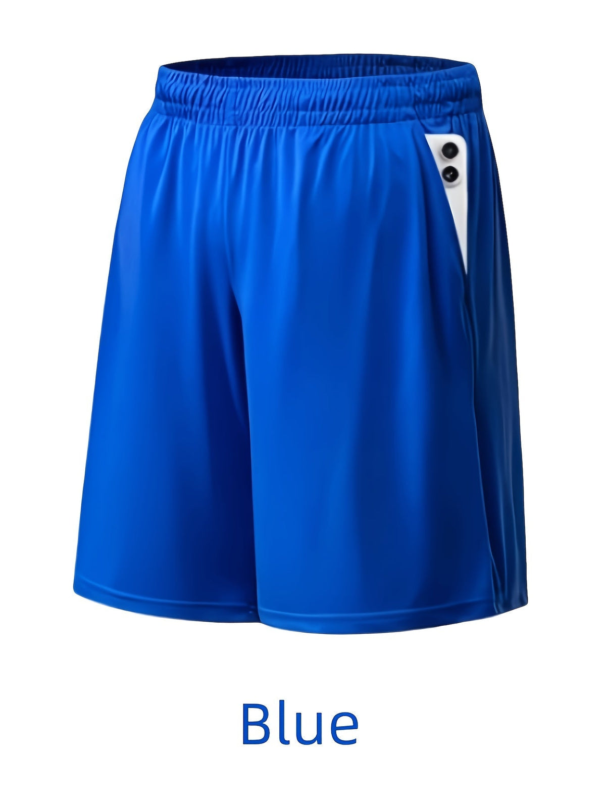 Shorts de sport à séchage rapide pour homme avec poches et taille ajustable – Shorts de training, running et salle de sport légers et coupe ample pour hommes et adolescents, 100 % polyester, couleurs unies, lavables en machine, lot de 10 en gros