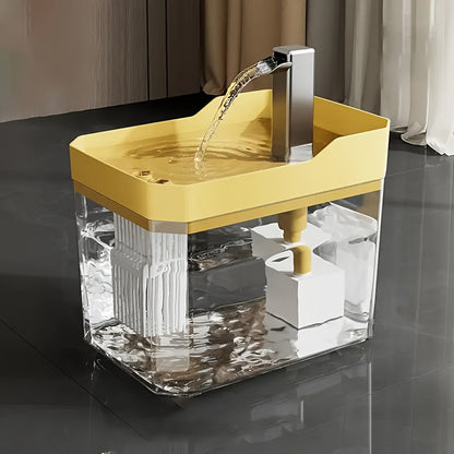 USB Rechargeable Pet Water Fountain 50.72 Oz – Ultra-Silent Automatic Circulating Water Dispenser for Cats & Dogs, No Batteries Required