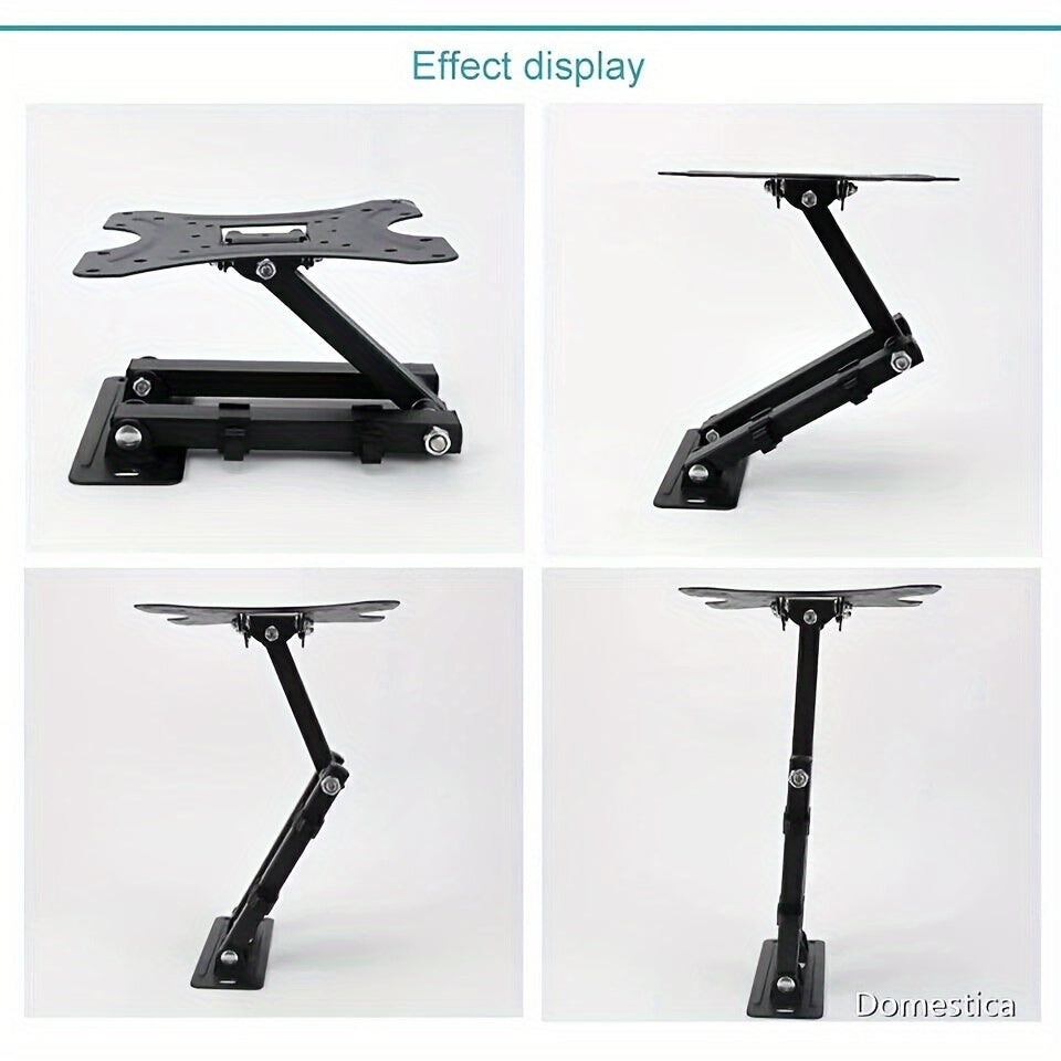 Support mural articulé pour téléviseur avec bras extensible, pivotant et inclinable pour téléviseurs LED/LCD de 22 à 55 pouces, compatible VESA, matériel inclus