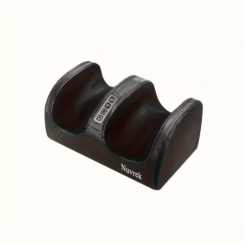 Appareil de massage des pieds chauffant pour la circulation et la relaxation – Pétrissage profond Shiatsu, compression d'air, masseur de pieds électrique, cadeau pour la fête des pères et la fête des mères