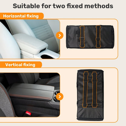 Siège auto rehausseur pour animaux avec harnais de sécurité – Coussin de transport pour chiens et chats pour console centrale, lit de voyage portable, construction robuste facile à nettoyer, plusieurs coloris