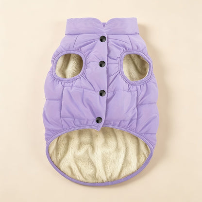Gilet d'hiver épais et chaud pour grand chien, manteau pour temps froid, automne et hiver, veste coupe-vent rembourrée pour promenade en extérieur pour chiens de grande race