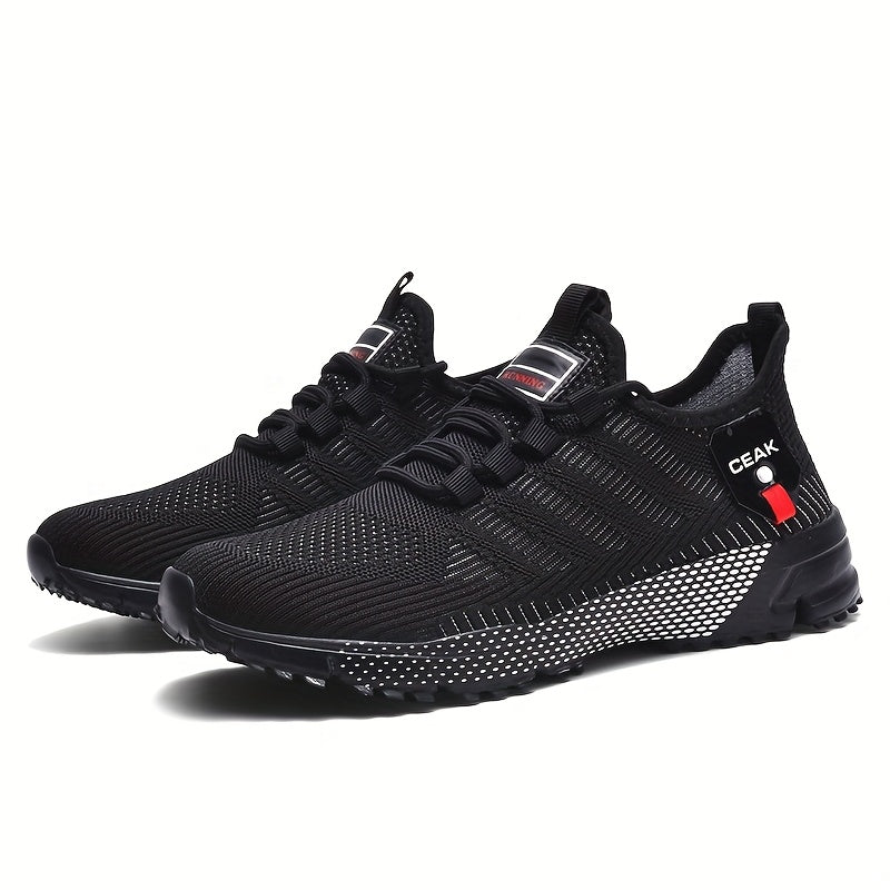 Baskets respirantes en maille pour hommes – Chaussures de sport légères et antidérapantes, coupe basse, pour la course, le jogging, la salle de sport, les activités en extérieur et le quotidien, tailles US 6.5–13.5