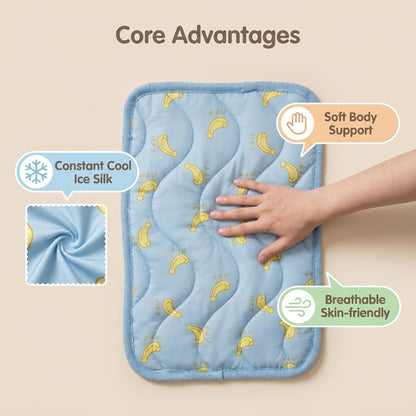 Tapis rafraîchissant pour animaux – Coussin réfrigérant antidérapant et résistant aux morsures pour chiens et chats, tapis en gel auto-rafraîchissant activé par la pression pour l'intérieur et l'extérieur, maintient les animaux au frais par temps chaud