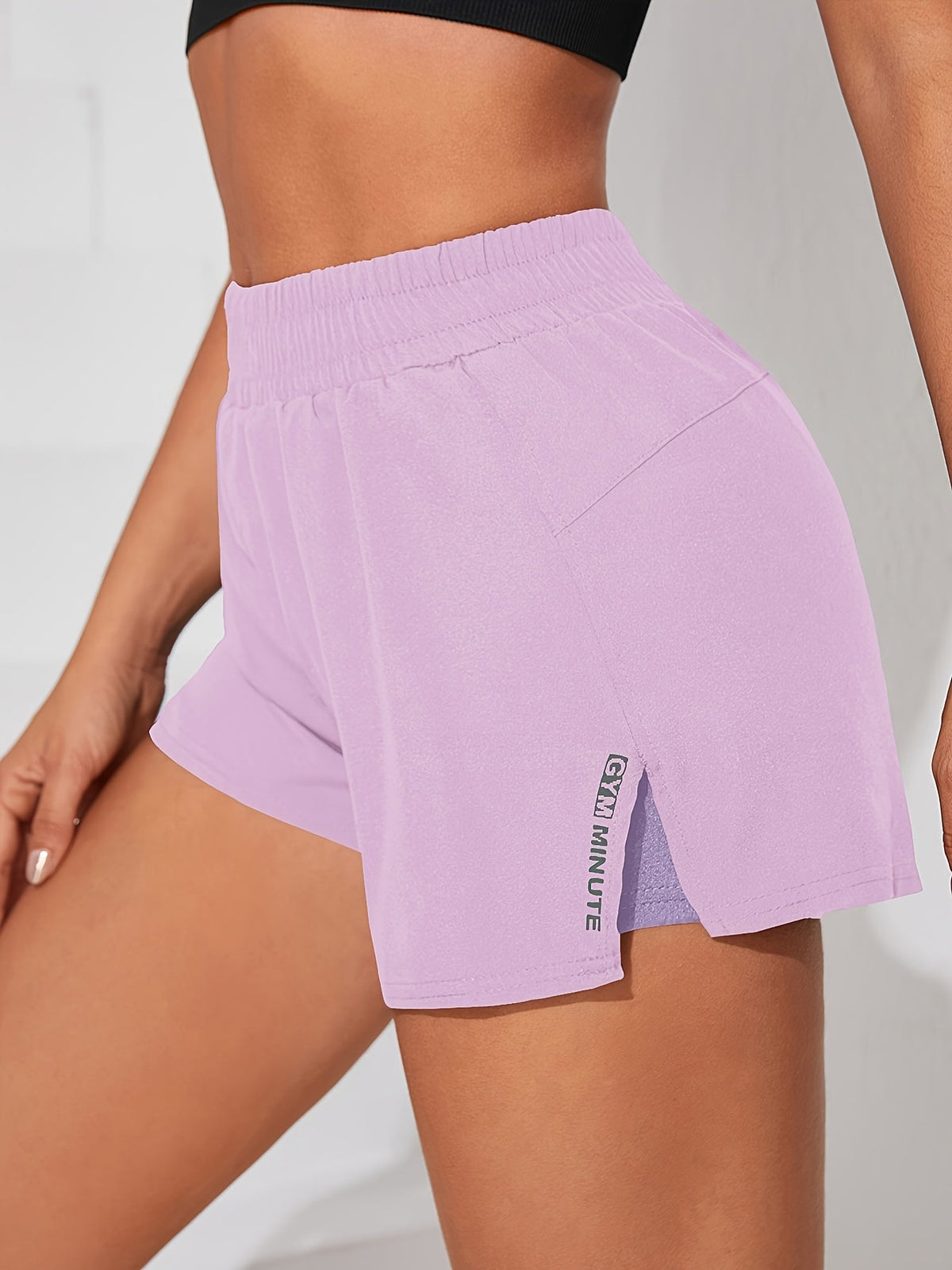 Short de yoga pour femme avec poche – Short de sport décontracté, extensible et opaque pour l'entraînement, la gym, la course à pied, printemps, été, automne