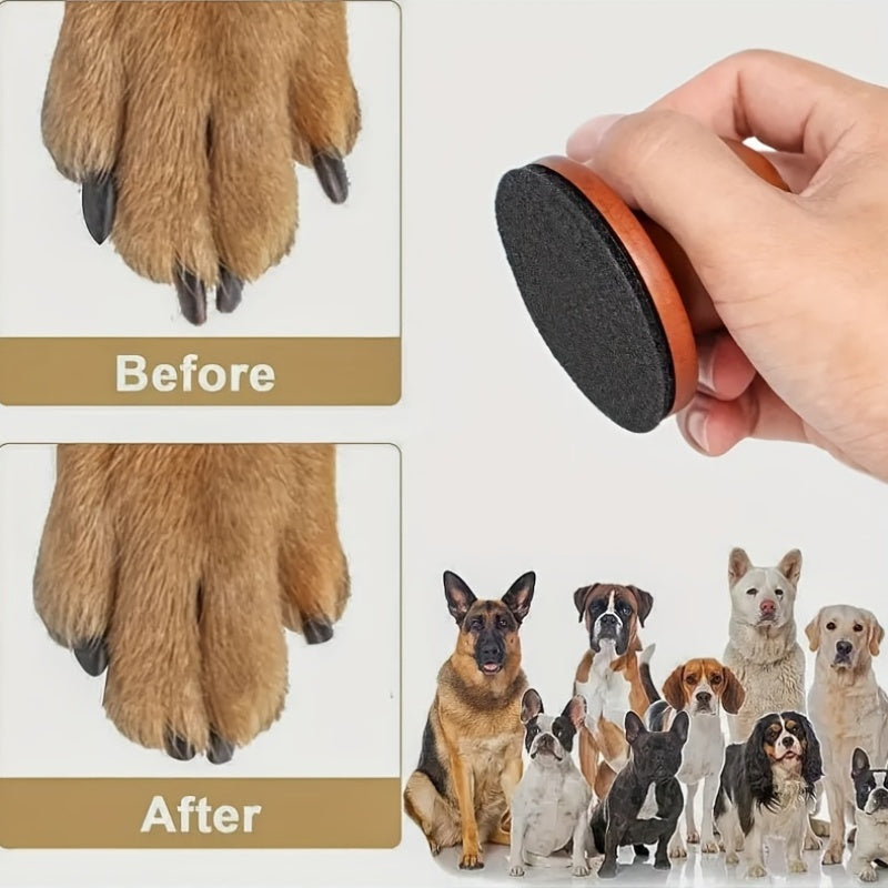 Planche à gratter pour griffes de chiens et petits animaux - Lime à griffes sans stress pour animaux, sans pile, outil de soin des pattes doux et sûr pour chiens, chats et lapins, toilettage sans anxiété