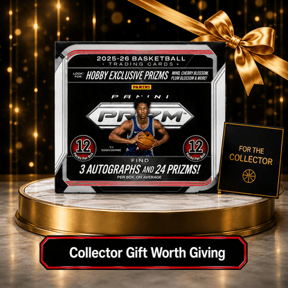 2025-26 Panini Prizm Basketball Hobby Box - 12 Packs, 3 Autographs, Hobby-Exclusive Prizms, Chase Inserts & Parallels, Premium Sports Trading Card Collector Box for Basketball Card Collectors