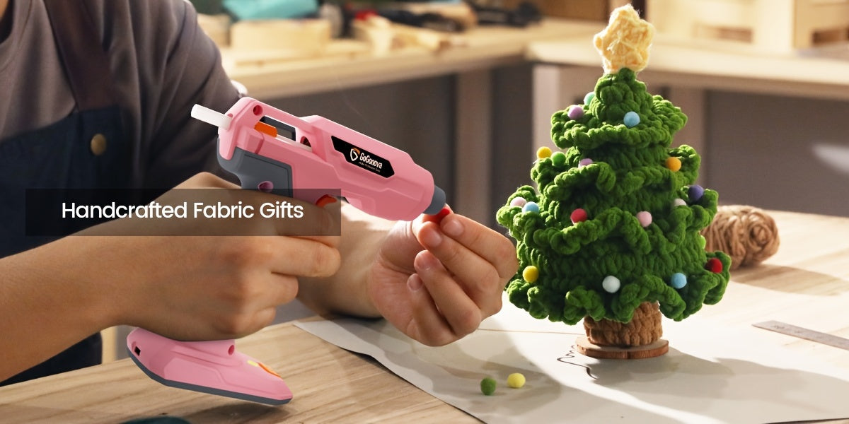 Pistolet à colle chaude sans fil rechargeable par USB avec 25 bâtons de colle – Chauffe rapide en 20 secondes, conception anti-goutte sécurisée pour loisirs créatifs, réparations domestiques, réparation de peluches et projets manuels – Rose, gris, bleu