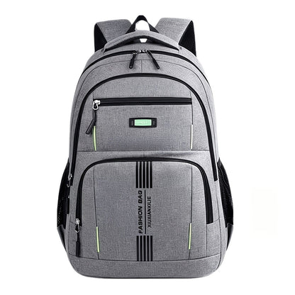 Ensemble de sac à dos de voyage grande capacité pour homme, sacoche pour ordinateur portable en nylon durable à compartiments multiples avec sangles réglables pour les voyages d'affaires et le campus – Combinaison sac à dos et sac à bandoulière