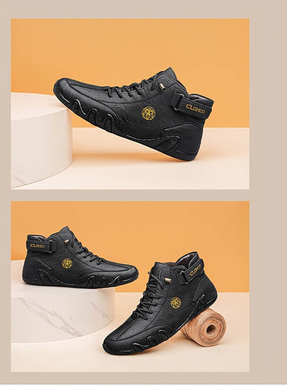Baskets montantes pour hommes, chaussures décontractées respirantes à lacets, semelle en caoutchouc souple antidérapante, chaussures de marche en extérieur pour hommes, US 7-12, couleurs multiples
