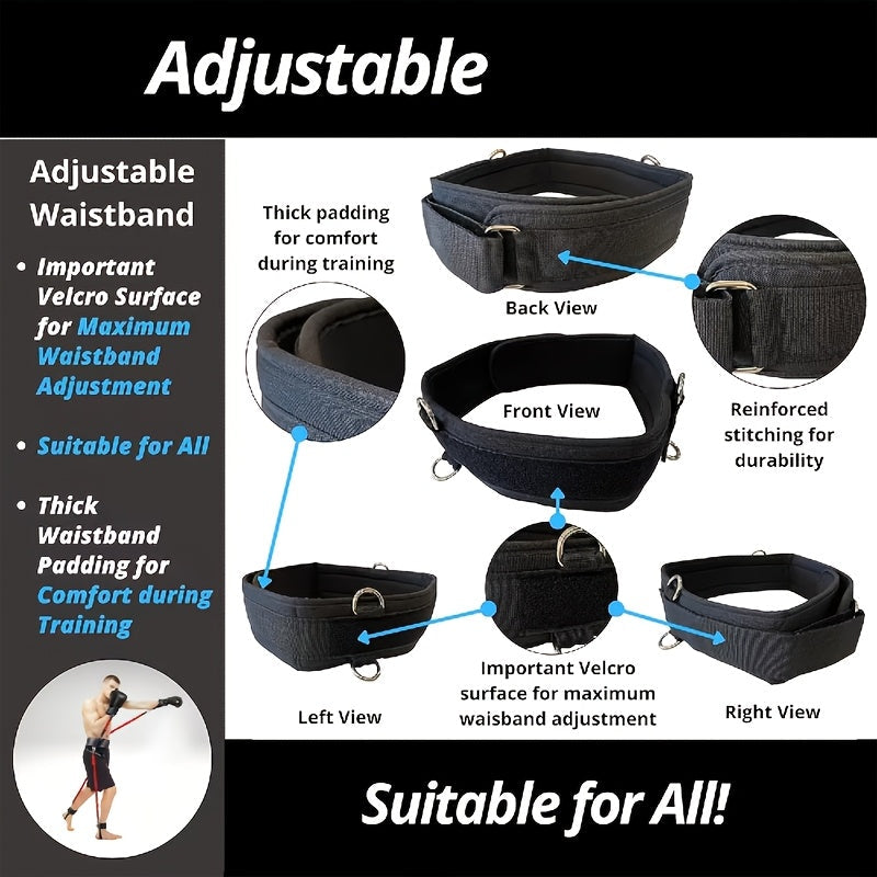Ensemble de bandes de résistance pour boxe 12 pièces 150lb | Sangles d'entraînement MMA robustes | Entraîneur de force pour jambes et bras pour boxe, taekwondo et kickboxing à domicile | Entraînement complet du corps | Noir & Rouge