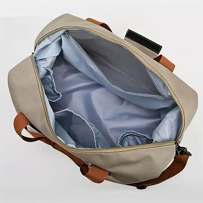Sac de voyage grande capacité pour femme avec compartiment humide/sec – Sac de sport pour fitness et yoga, fourre-tout pour week-end et nuitée, loisirs et plein air, disponible en plusieurs coloris