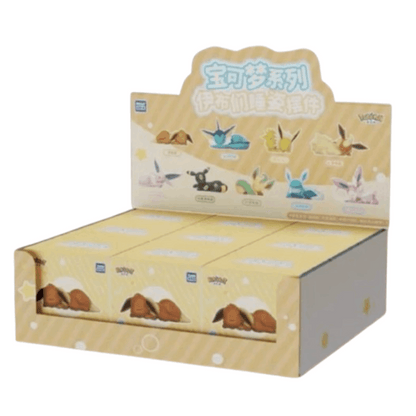 Ensemble complet de 9 figurines Pokémon Eevee endormi, sans doublons – Vaporeon, Flareon, Jolteon, Espeon, Umbreon, Leafeon, Glaceon, Sylveon, jouet de collection animé, cadeau pour enfants et fans, cadeau d'anniversaire ou de Noël