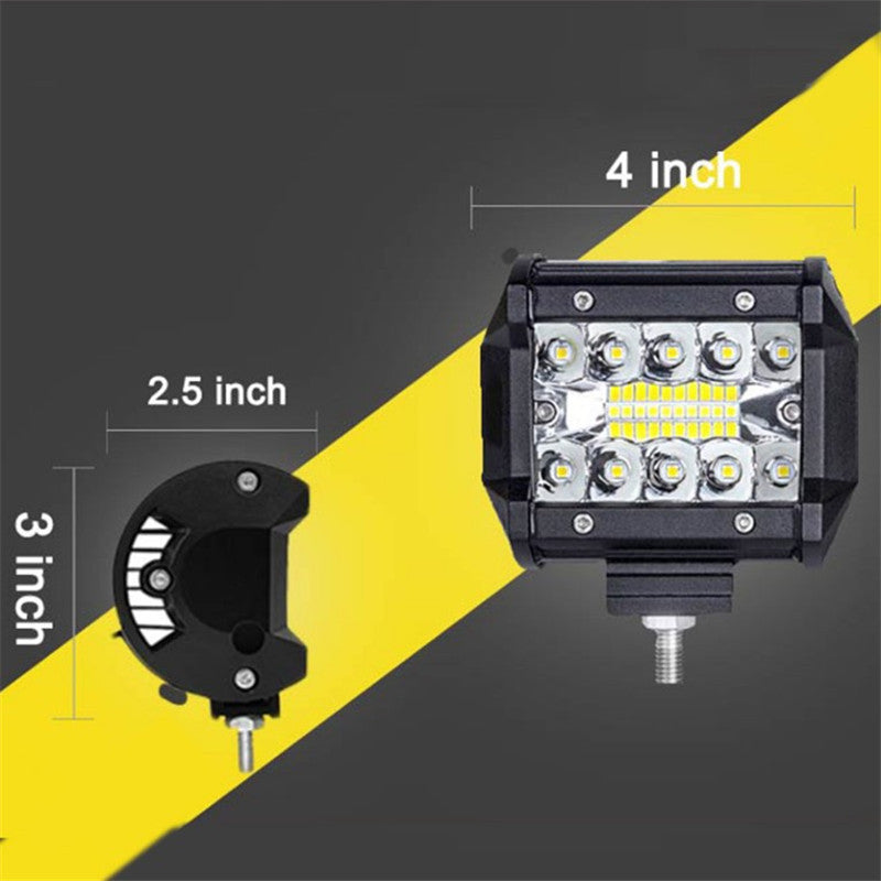 Barre lumineuse LED 20 pouces 180W pour tout-terrain, simple rangée – Lampe de travail ultra mince 12V/24V pour camion, VTT, VUS, tracteur, Jeep et bateau – Blanc 6000K, durée de vie de 50 000 heures – Velora