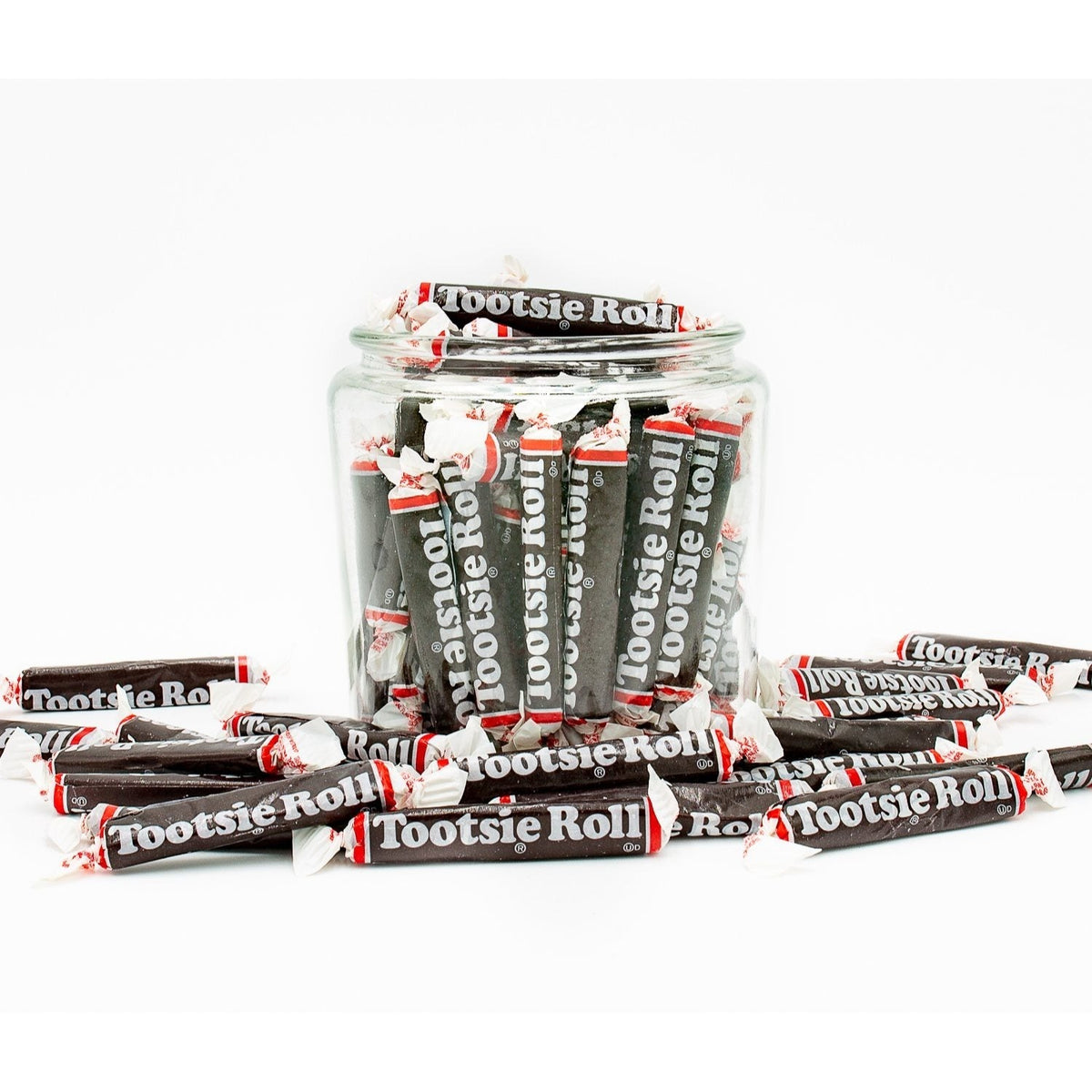 Tootsie Rolls en vrac, friandises chocolatées à mâcher – Snacks classiques emballés individuellement, sans arachides ni gluten, parfaits pour Halloween, les bols à bonbons au bureau, les fêtes et les cadeaux
