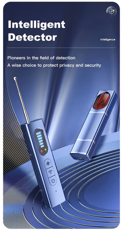 Détecteur de caméra cachée et scanner de signal RF anti-espion – Détecteur de mouchards portable pour traceurs GPS, dispositifs d'écoute sans fil, protection de la vie privée pour hôtels, voitures, maisons, bureaux et voyages