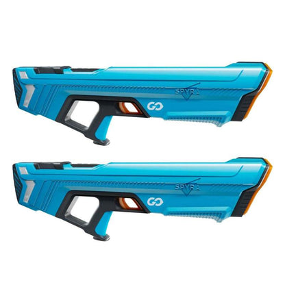 SPYRA SpyraGO 2-Pack Electric Water Blasters - Lightweight Squirt Gun Toys with Single Shot Technology, 26ft Range, Fast Refill Tank | Summer Water Battle Set for Kids & Adults | Blue