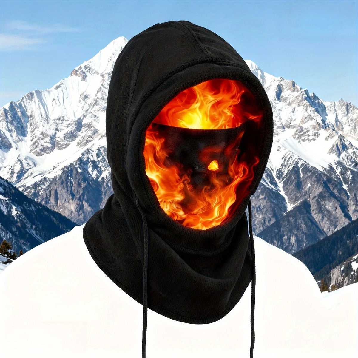 Lot de 2 bonnets d'hiver pour hommes et femmes – Bonnets en tricot thermique avec doublure en polaire, bonnets extensibles et doux pour temps froid, offre un acheté un offert, noir