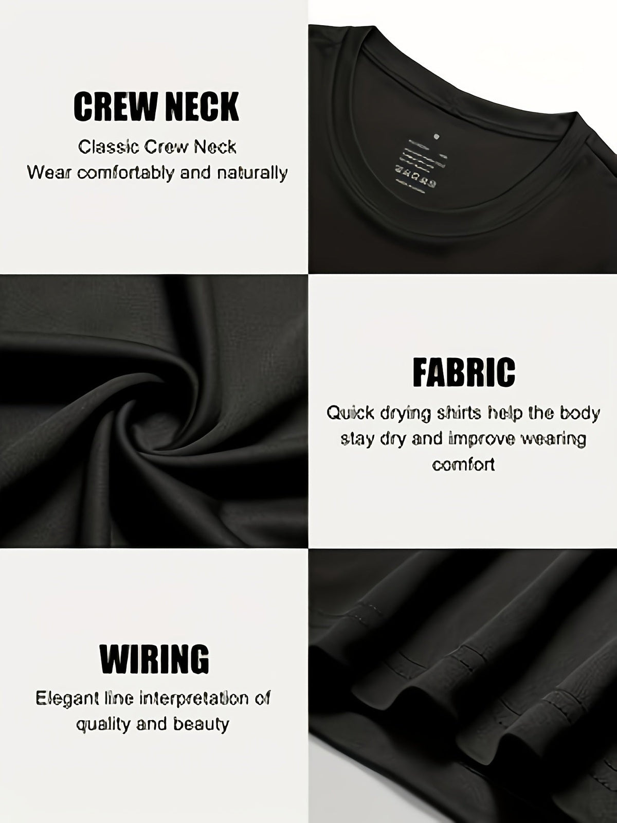 Lot de 6 débardeurs de sport pour homme, respirants et anti-humidité, pour la course, l'entraînement, la randonnée et les activités athlétiques, S-XXL