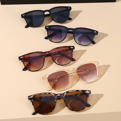 Lot de 5 paires de lunettes de soleil rondes polarisées – Protection UV unisexe, verres en polycarbonate, monture légère, lunettes rétro circulaires pour hommes et femmes, ensemble de lunettes de mode en gros