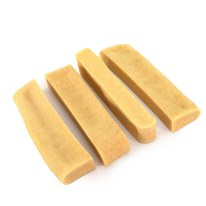 Himalayan Yak Cheese Dog Chews – Long-Lasting Hard Chew Treat for Dogs, High Protein Limited Ingredients, No Artificial Colors, Available in S/M/L/XL, Single or 4-Pack