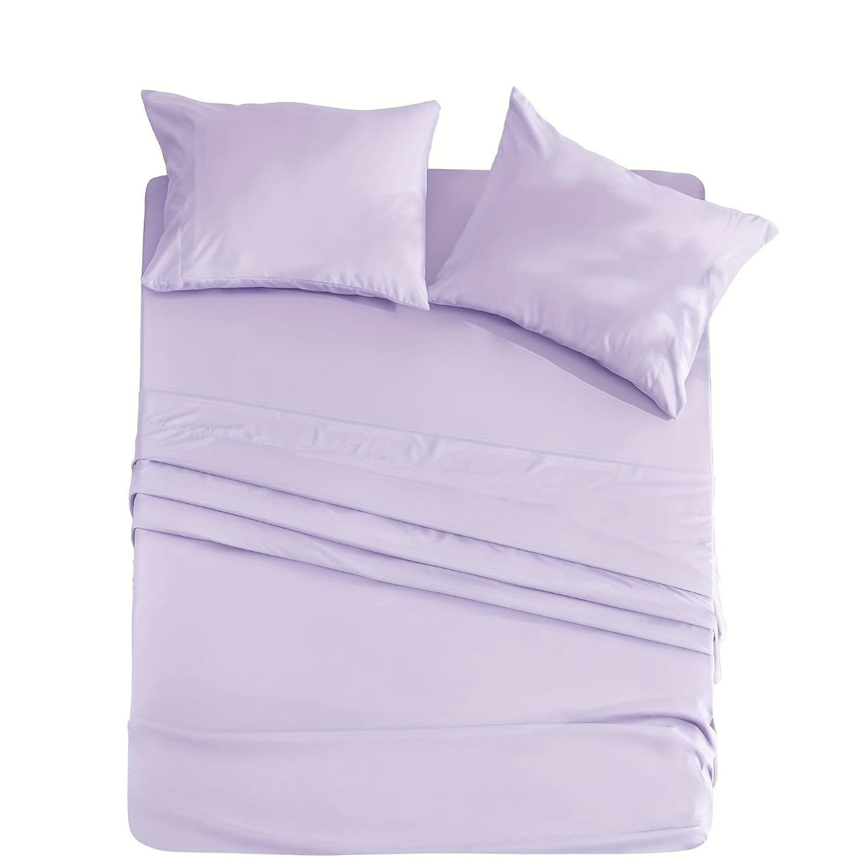 Parure de draps 4 pièces en microfibre à poches profondes – Draps ultra-doux et respirants de qualité hôtelière, résistants à la décoloration et au rétrécissement, toutes saisons, tailles lit simple, double, grand et très grand, choix de couleurs