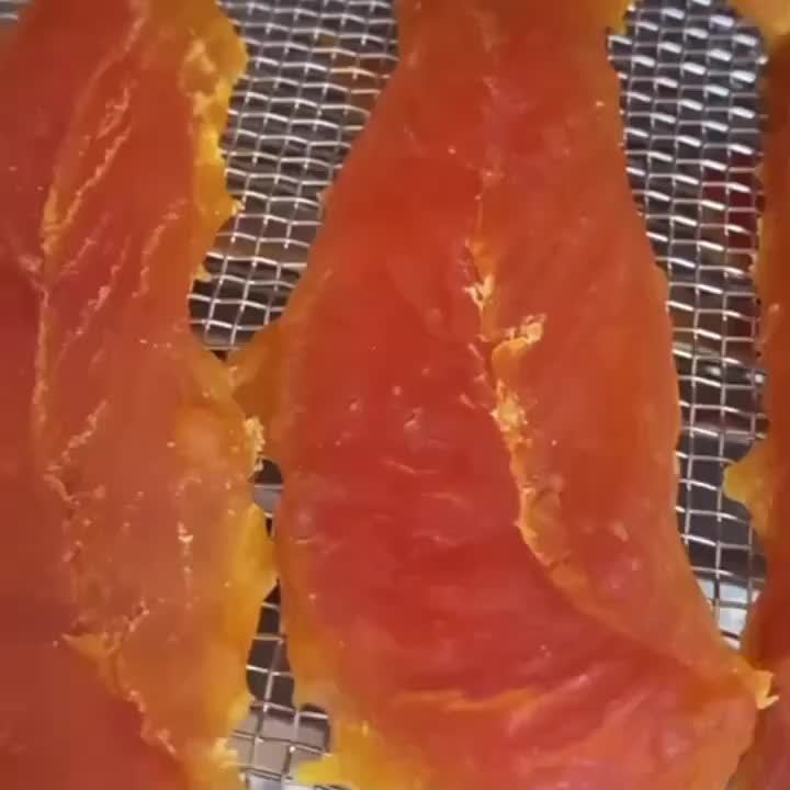 Friandises pour chiens au poulet séché - Vrai poulet séché pour chiens, riche en protéines et facile à digérer, collation saine et durable pour l'éducation des chiots et chiens adultes de toutes tailles.