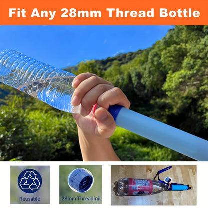 Paille filtrante personnelle, mini purificateur d'eau, équipement de survie pour la randonnée, le camping, les voyages et les situations d'urgence, paille de filtration portable éliminant les bactéries et les contaminants - Options par lot de 1, 2 et 4