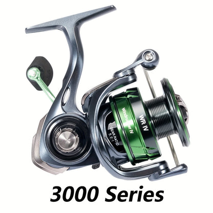 Moulinet de pêche Spinning SeaKnight série WR – 9+1BB, rapport de transmission 5.2:1, frein max 13 kg/28 lbs, frein à 3 disques en carbone, aluminium et acier inoxydable, moulinet pour eau douce et eau salée