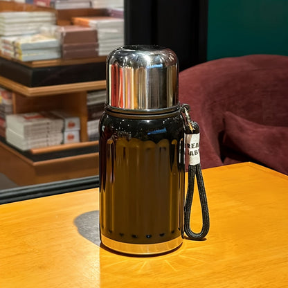 Gobelet isotherme sous vide en acier inoxydable 316, bouteille d'eau tout métal couleur dopamine, garde les boissons chaudes et froides, pour le travail, l'école, le camping, le sport, les voyages, portable, tendance, rouge, noir, bleu, blanc