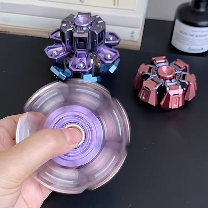 Gyroscope mécanique à déformation, toupie à doigts, couleurs et styles aléatoires, rotation fluide, jouet anti-stress cool, cadeau pour fêtes et sacs surprises