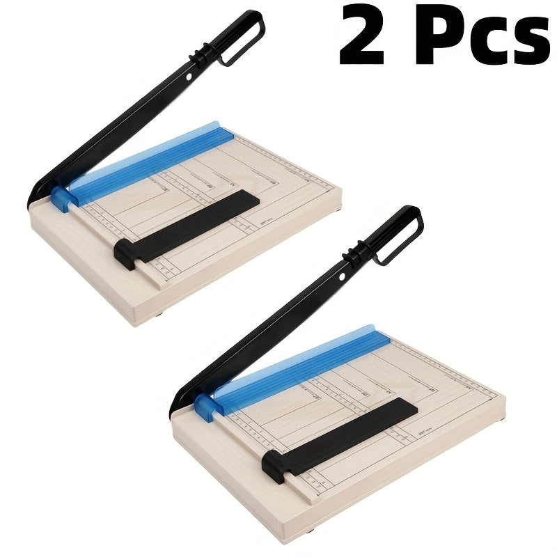 Massicot robuste de 12 pouces avec protection de sécurité, arrondisseur d'angles, grille de précision pour photos, papier cartonné, scrapbooking, documents de bureau et travaux manuels