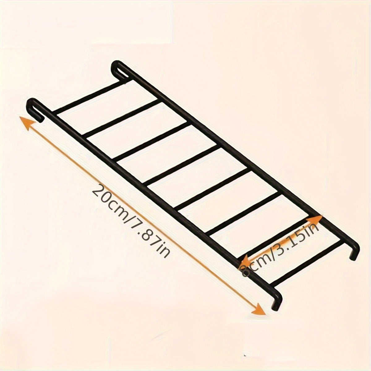 Échelle d'escalade en métal pour oiseaux - Perchoir balançoire avec clochette pour perruches, calopsittes, inséparables et petits oiseaux - Acier durable, installation facile, accessoire de cage pour l'enrichissement des oiseaux