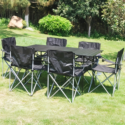 Lot de 2 chaises de camping pliables – Cadre en acier, tissu Oxford, porte-gobelets, sacs de transport portables pour barbecue en plein air, cour, plage, pique-nique, cadeau de vacances