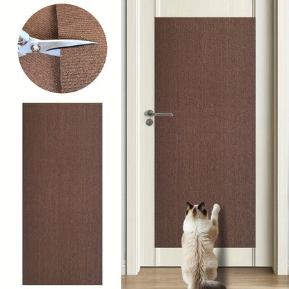 Self-Adhesive Cat Scratching Mat for Walls & Furniture – Scratch-Resistant Felt & Polyester Cat Climbing Pad, Furniture Protector, Interactive Indoor Cat Scratcher for Home Decor