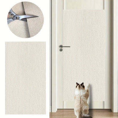 Self-Adhesive Cat Scratching Mat for Walls & Furniture – Scratch-Resistant Felt & Polyester Cat Climbing Pad, Furniture Protector, Interactive Indoor Cat Scratcher for Home Decor