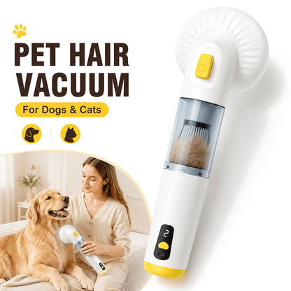 Cordless Pet Hair Vacuum for Dogs & Cats - Handheld Grooming Vacuum with Hair Collection Bin, Pet Hair Remover for Sofa, Bed, Carpet & Car - Shedding Control Tool, Great Christmas Gift for Pet Owners