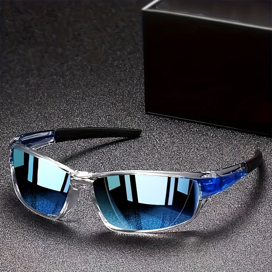 Lunettes de soleil polarisées enveloppantes pour hommes et femmes – Style sport rétro, verres TAC et monture PC légère, lunettes avec protection UV pour la conduite, le cyclisme et les activités de plein air