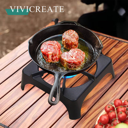 Réchaud de camping portable au propane à 1 ou 2 brûleurs - Réchaud à gaz d'extérieur avec régulateur et tuyau certifiés CSA pour le camping, le barbecue, le brassage maison, la friture de dinde et la cuisine de patio